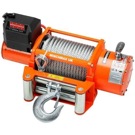 Lb Kg Original Orange V Electric Winch M X Mm Steel