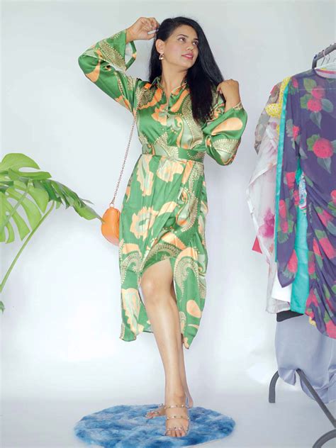 Kiwi Green Two Piece Dress | See That Gal