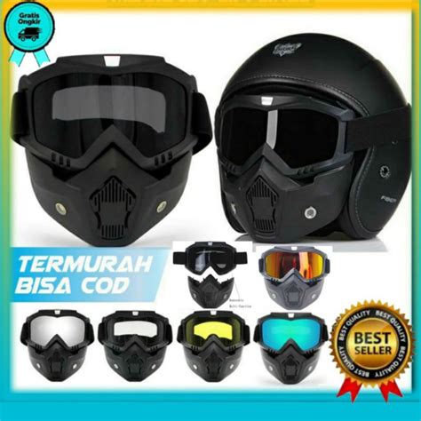 Jual Kacamata Goggle Mask Helm Topeng Full Face Goggles Gogle Cross