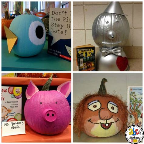 Pumpkin Book Report Ideas: Book-Inspired Activities | Book character ...