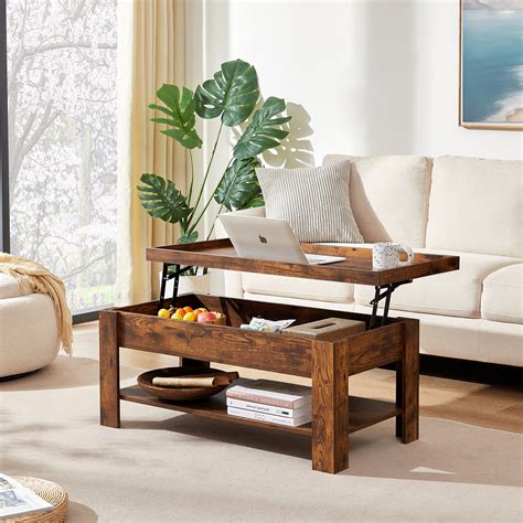 Millwood Pines Arrik Minimalist Lift Top Coffee Table W Hidden Storage