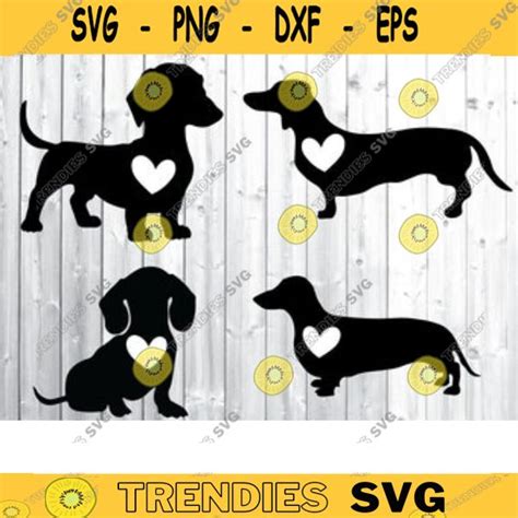 Daschund Svg Weiner Dog Svg Dog Lover Svg Dog Svg Dachshund Svg