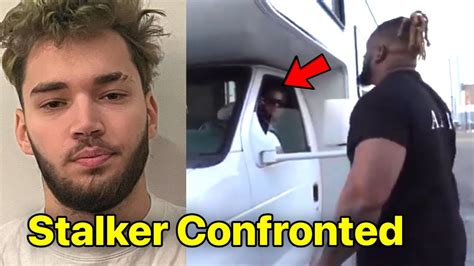Adin Ross Security Confronts Stalker After Being Followed Youtube