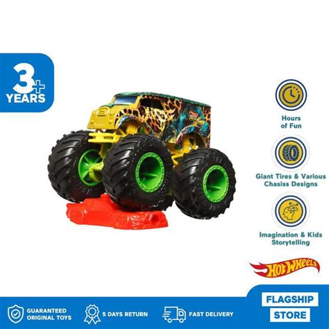 Jual Hot Wheels Monster Trucks Stripes Earned Mainan Mobil Balap Di Seller Mattel Official