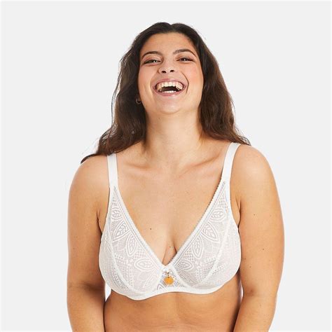 Soutien gorge à armatures grand maintien ivoire Etoile Pomm Poire