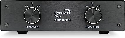 Dynavox S Pro Verst Rker Und Lautsprecher Umschalter In