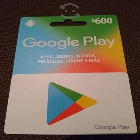 Tarjetas Para Juegos Google Play Compra Una Tarjeta Google Play Facil