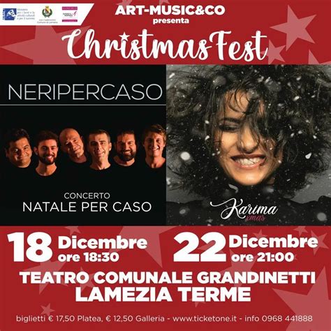 Lamezia Terme Partita La Prevendita Per I Concerti Natalizi