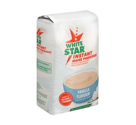 White Star Instant Maize Porridge Vanilla 2kg TFS Wholesalers