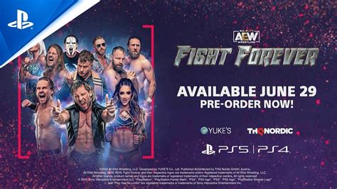 AEW Fight Forever Tag Team Trailer PS5 PS4 Games YouTube