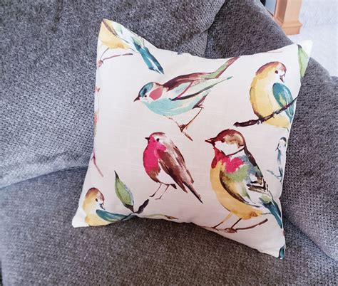 Birds Decorative Pillow Cover Throw Pillow Couchsofa Bed Etsy Throw