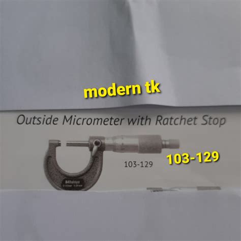 Jual Outside Micrometer Mm Mm Mitutoyo Original