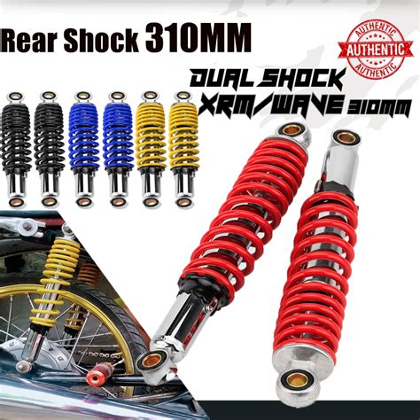 Motorcycle Rear Hydraulic Shock Absorb 310mm Universal 2pcs Shock