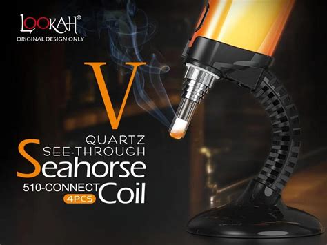 Lookah Seahorse Coil V Seahorse Pro Plus Quartz Tube Coil 3 Pack