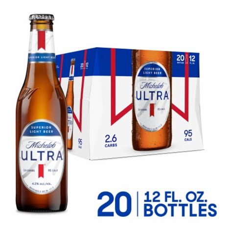 Michelob Ultra Light Beer 20 Pk 12 Fl Oz King Soopers