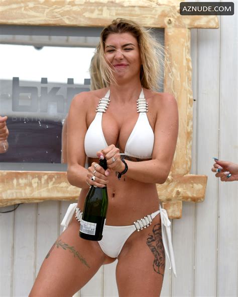 Olivia Buckland Sexy With Alex Bowen In A Bikini Beach Club In Cape Verde Aznude