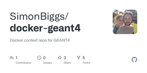 Github Simonbiggsdocker Geant4 Docker Context Repo For Geant4