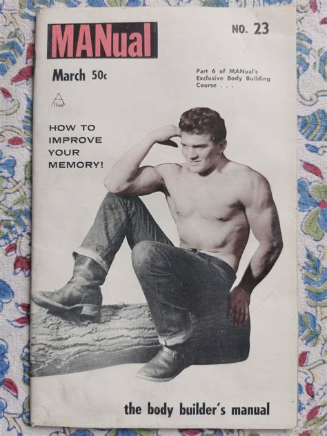 Manual Magazine No 23 March 1961 Usa Gay Interest Muscle Bodybuilding