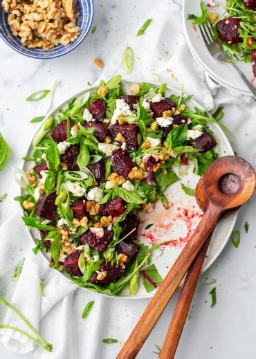 Roasted Beet Salad With Feta And Walnuts Skandibaking