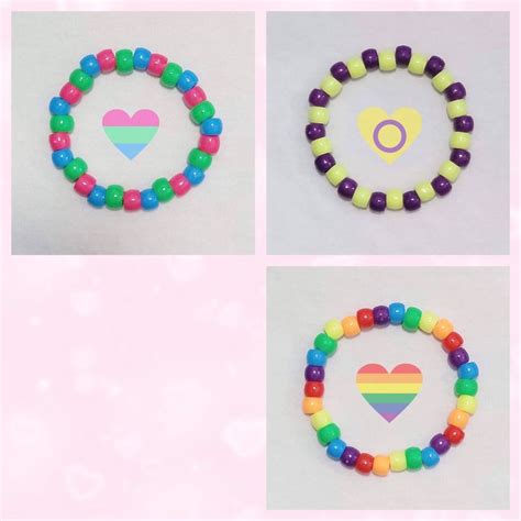 Lgbtqia Pride Flag Kandi Bracelets Queer Kandi Bracelets Kandi For