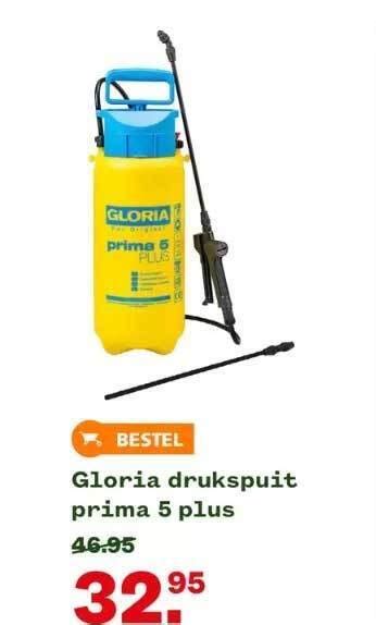 Gloria Drukspuit Prima Plus Aanbieding Bij Welkoop