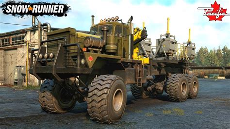 SnowRunner PACIFIC P12W ARMY Off Road Truck YouTube