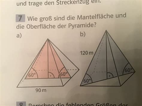 mathefragen de Pyramide Oberflächliche und Volumen mit Winkeln