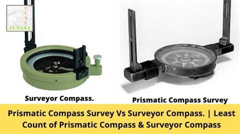 Explore The Difference Between Prismatic Compass And Surveyor Compass