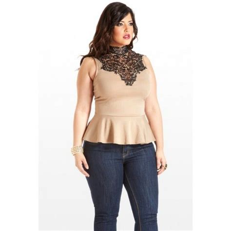 Peplum Top Is So Cute ♥ Curvy Girl Fashion Plus Size Fashion Womens Fashion Plus Size Tops