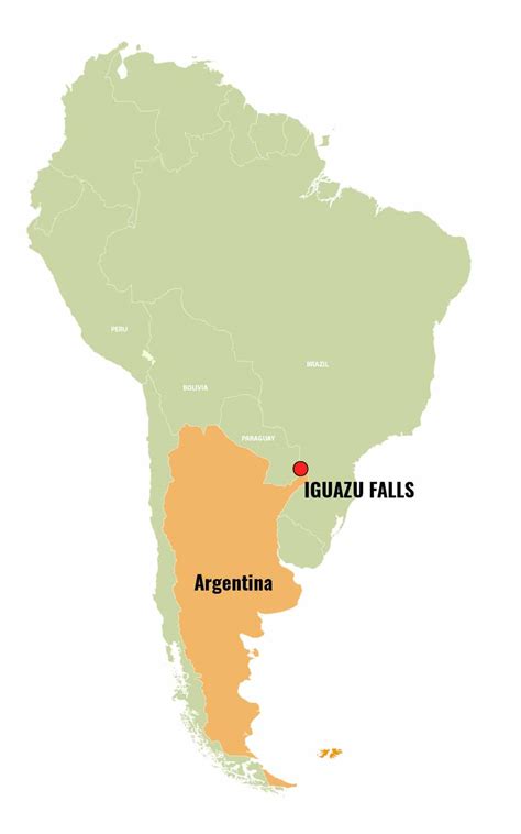 Iguazu Falls Map