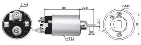 Ss V Starter Motor Starter Parts Solenoid Switch Zm Cargo