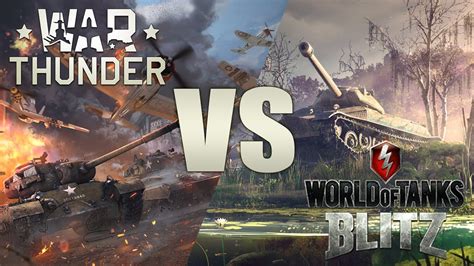 Les Tanks De War Thunder Vs World Of Tanks Blitz Youtube