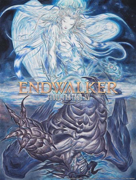 Yoshitaka Amano artwork for Final Fantasy XIV: Endwalker : r/FinalFantasy