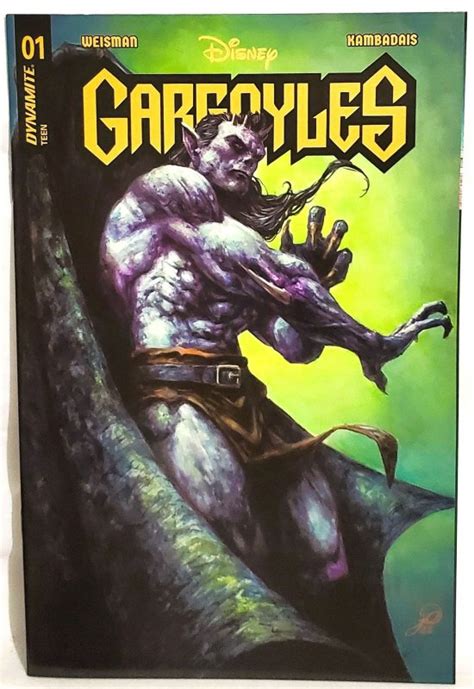 Gargoyles Comictom Johnny Desjardins Exclusive Cover Dynamite