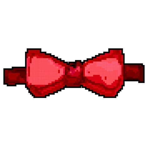 Vintage Bow Tie Game Pixel Art Vector Illustration 23876712 Vector Art At Vecteezy