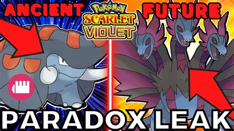 Paradox Types Leaked Egg Info And Paradox Donphan Forms For Pokemon