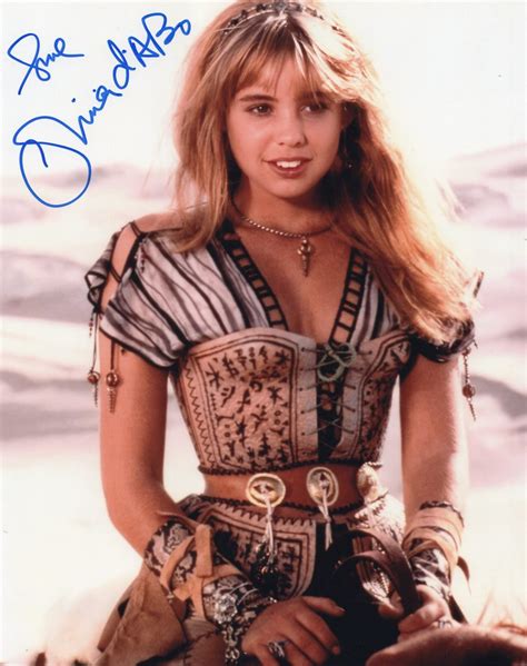 Olivia d'Abo "Conan the Destroyer" | Obtained from Autograph… | Flickr
