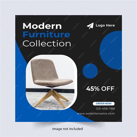 Premium Vector | Furniture social media post
