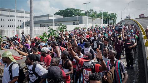 Caravana Con 500 Migrantes Parte De Chiapas Rumbo A EU