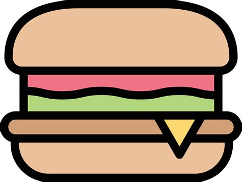 Hamburger Vector Icon Design Illustration 21722803 Vector Art at Vecteezy