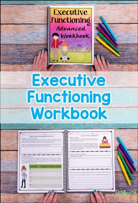 Executive Functioning Skills Workbook And Worksheets For Middle And High School Teaching Executive