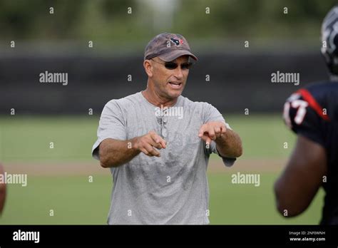 Houston Texans Defensive Line Coach Bill Kollar During A Nfl Football