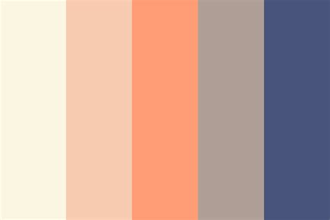 Orange Blue Color Palette