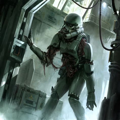 Star Wars Zombie Battle Art