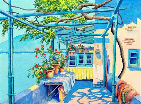 ‘A Painter’s Perch in Liguria’ - Learn To Paint Dermot Cavanagh