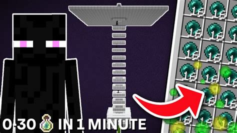 Minecraft Enderman XP Farm 1 21 BEST DESIGN YouTube