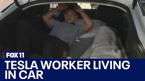 Laid Off Tesla Worker Says He Plans To Live In His Tesla Now Youtube