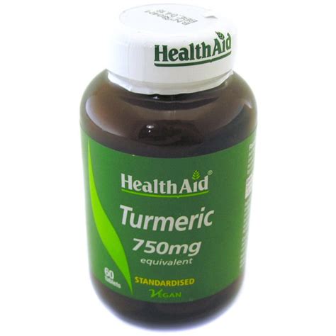 Health Aid Turmeric Root 60 Caps Turmeric