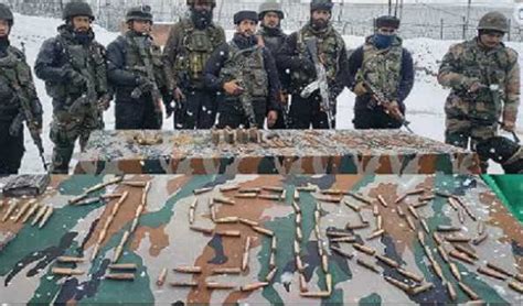 Arms And Ammunition Recovered From J K S Kupwara