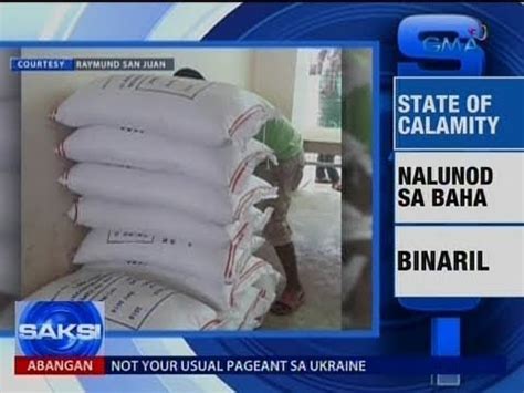 Saksi Basilan Isinailalim Sa State Of Calamity Dahil Sa Kakulangan Ng